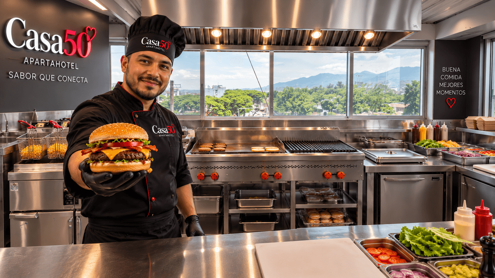 Casa 50 ahora cuenta con cocina — la cocina del motel